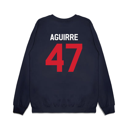 Ole Miss - NCAA Football : Anthony Aguirre - We're In Premium Crewneck Sweatshirt-1