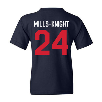 Ole Miss - NCAA Football : Shekai Mills-Knight - We're In Youth T-Shirt-1