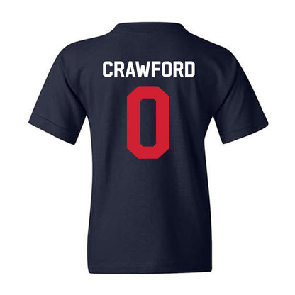 Ole Miss - NCAA Football : Jalyn Crawford - We're In Youth T-Shirt-1