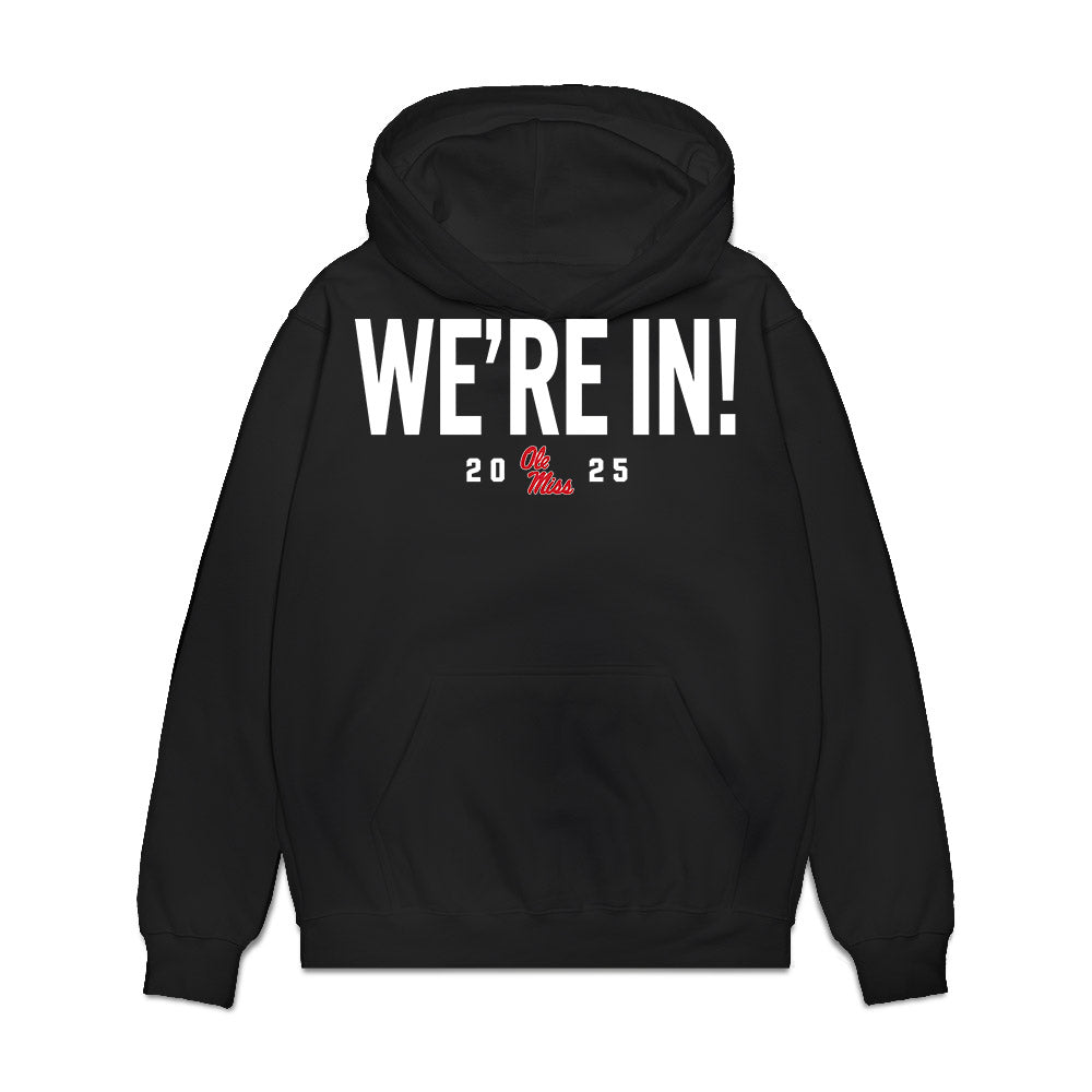 Ole Miss - NCAA Football : Nick Cull - We're In Premium Hooded Sweatshirt-0