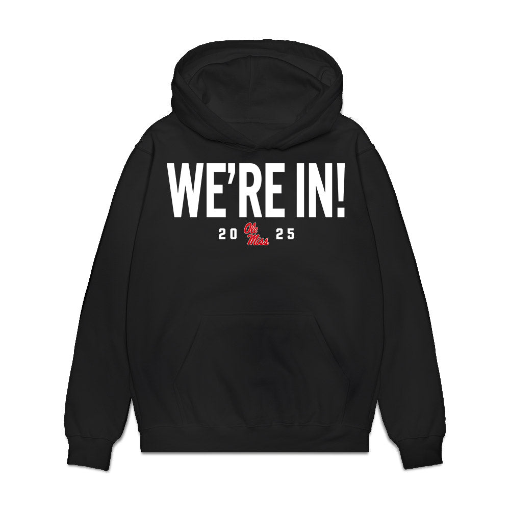 Ole Miss - NCAA Football : Peter Mcstravick - We're In Premium Hooded Sweatshirt-0