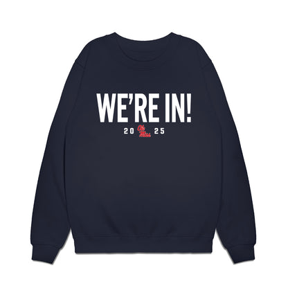 Ole Miss - NCAA Football : Isreal Solomon - We're In Premium Crewneck Sweatshirt-0