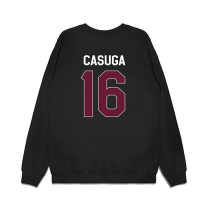 Texas A&M - NCAA Football : Helaman Casuga - We're In Premium Crewneck Sweatshirt-1