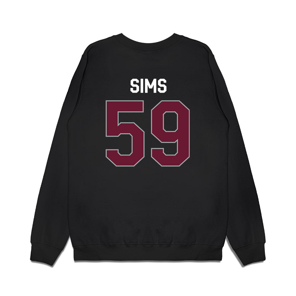 Texas A&M - NCAA Football : Chace Sims - We're In Premium Crewneck Sweatshirt-1