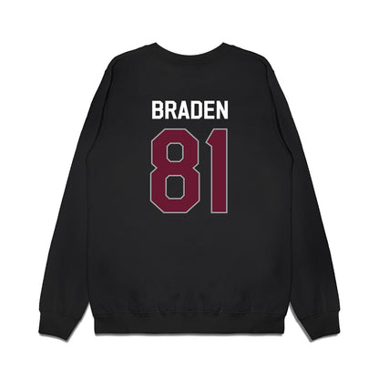Texas A&M - NCAA Football : Luke Braden - We're In Premium Crewneck Sweatshirt-1