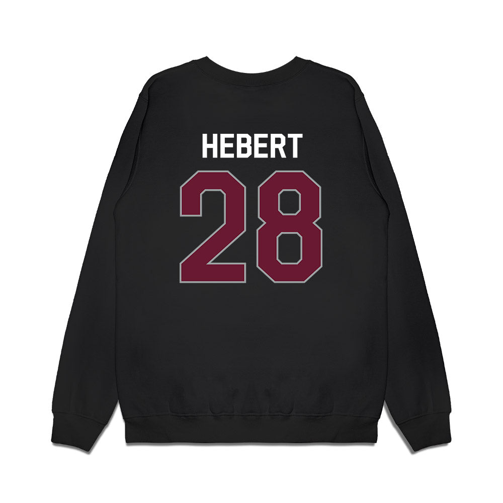 Texas A&M - NCAA Football : Jackson Hebert - We're In Premium Crewneck Sweatshirt-1