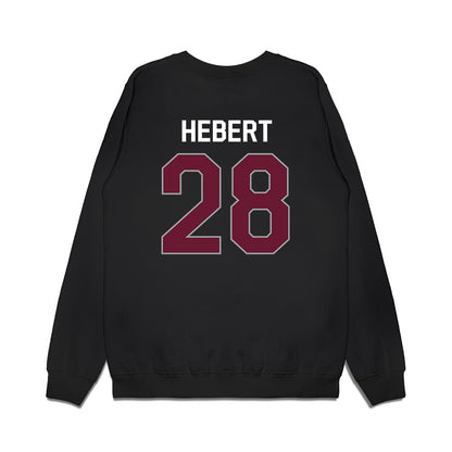 Texas A&M - NCAA Football : Jackson Hebert - We're In Premium Crewneck Sweatshirt-1