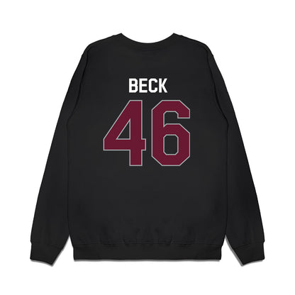Texas A&M - NCAA Football : Qui Beck - We're In Premium Crewneck Sweatshirt-1