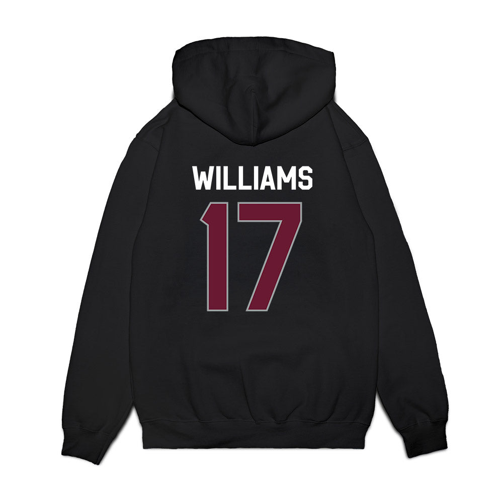 Texas A&M - NCAA Football : Madden Williams - We're In Premium Hooded Sweatshirt-1