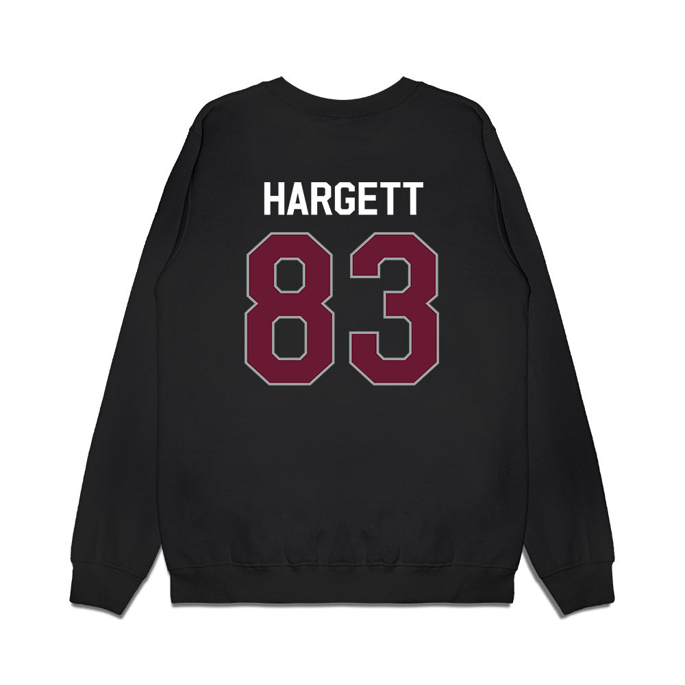 Texas A&M - NCAA Football : Will Hargett - We're In Premium Crewneck Sweatshirt-1