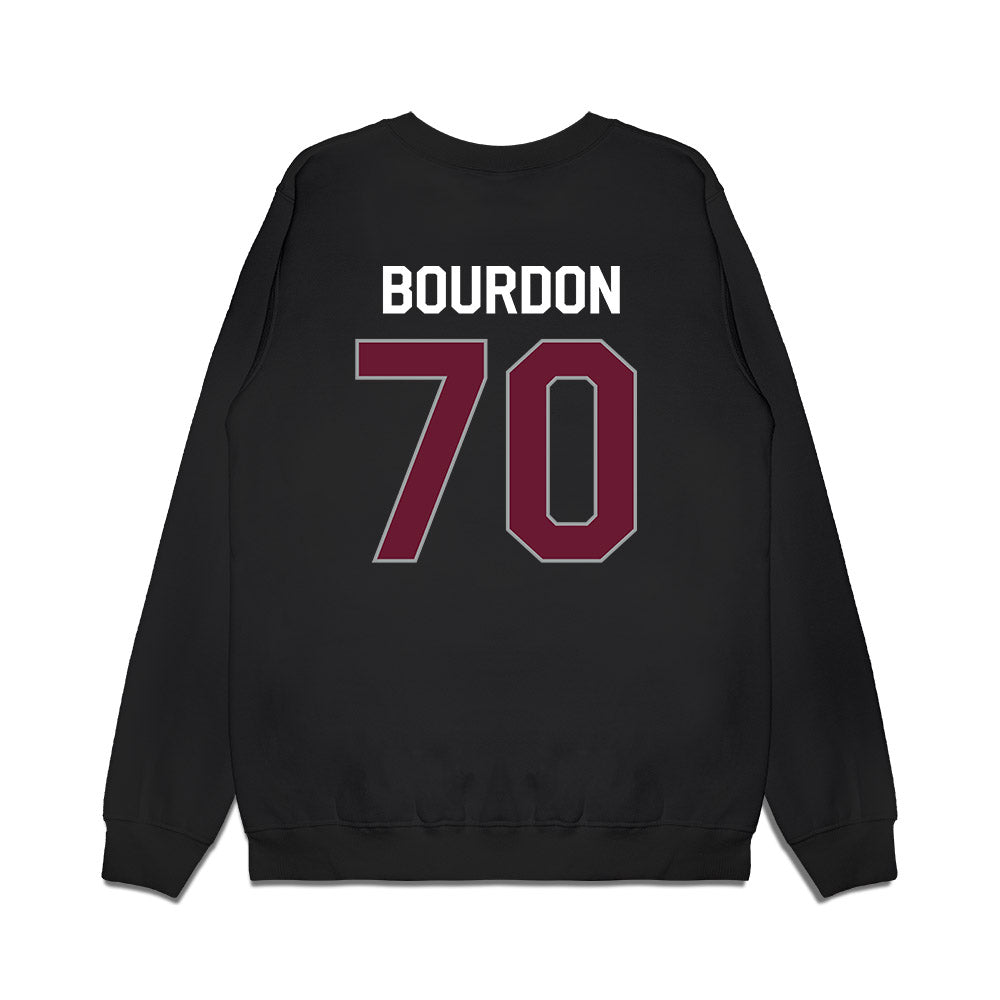 Texas A&M - NCAA Football : Robert Bourdon - We're In Premium Crewneck Sweatshirt-1