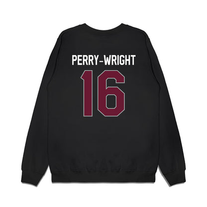 Texas A&M - NCAA Football : Bryce Perry-Wright - We're In Premium Crewneck Sweatshirt-1