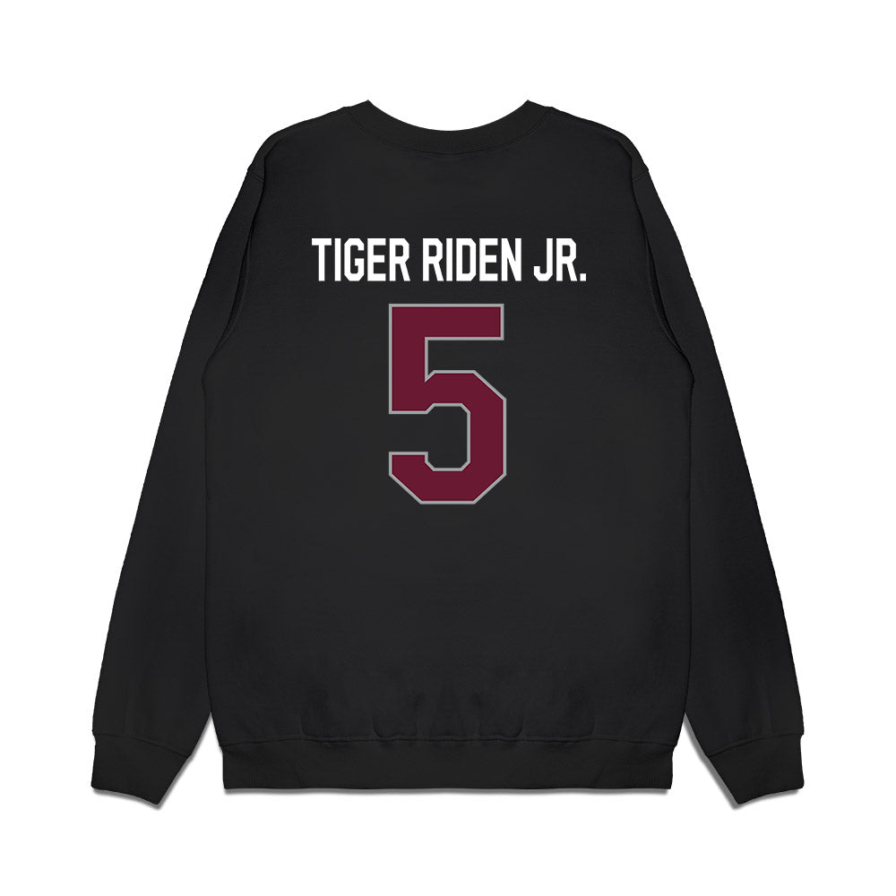 Texas A&M - NCAA Football : Deondrae Tiger Riden Jr. - We're In Premium Crewneck Sweatshirt-1