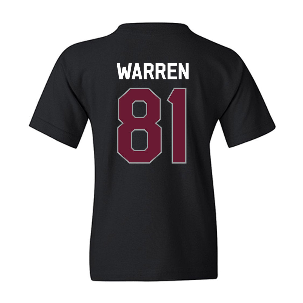 Texas A&M - NCAA Football : Jayden Warren - We're In Youth T-Shirt-1