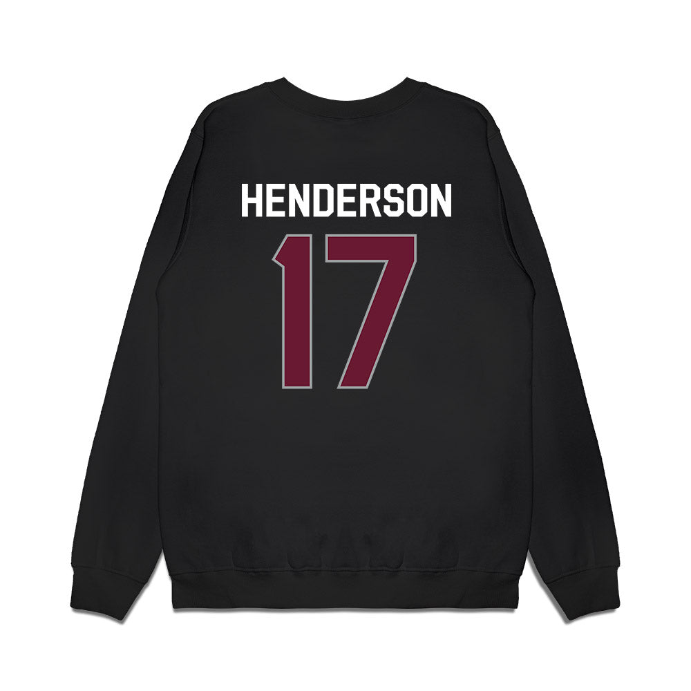 Texas A&M - NCAA Football : Ryan Henderson - We're In Premium Crewneck Sweatshirt-1