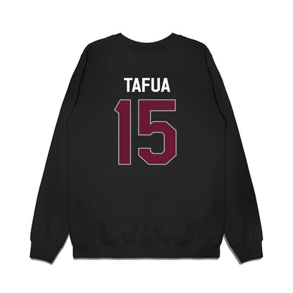Texas A&M - NCAA Football : Caleb Tafua - We're In Premium Crewneck Sweatshirt-1