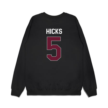 Texas A&M - NCAA Football : DJ Hicks - We're In Premium Crewneck Sweatshirt-1