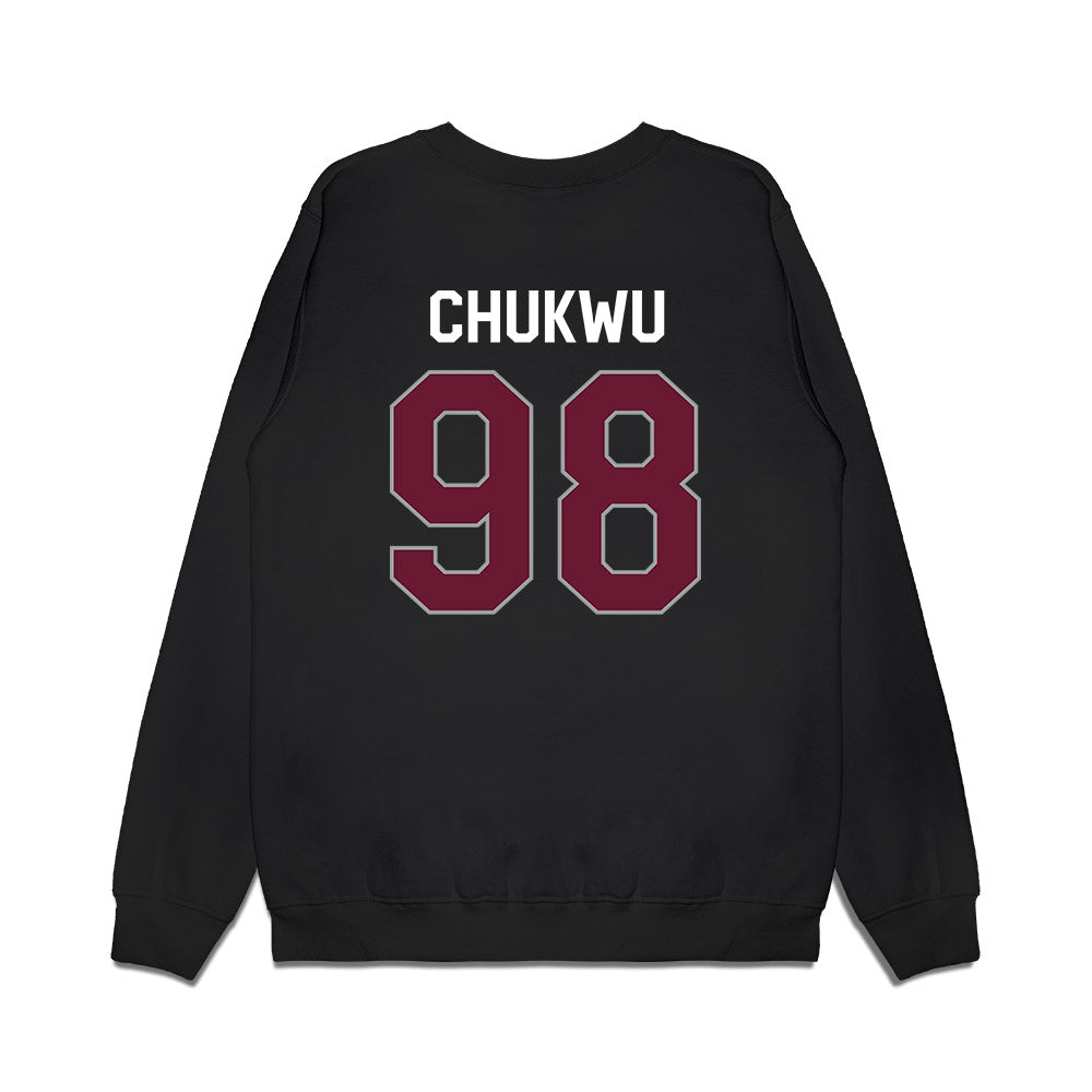 Texas A&M - NCAA Football : Jesse Chukwu - We're In Premium Crewneck Sweatshirt-1