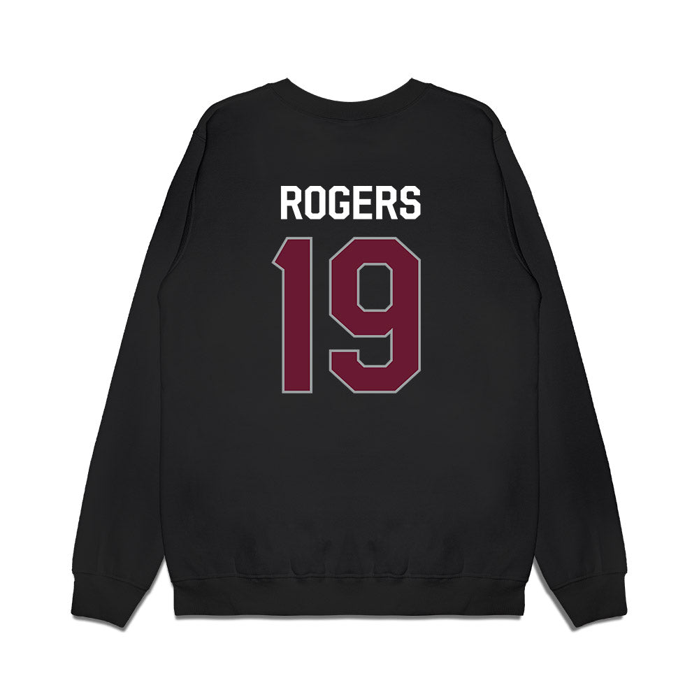 Texas A&M - NCAA Football : Bravion Rogers - We're In Premium Crewneck Sweatshirt-1