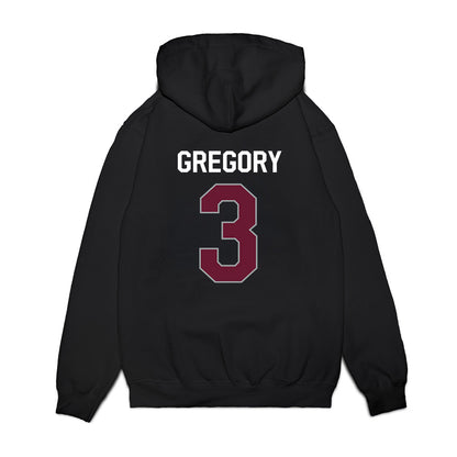 Texas A&M - NCAA Football : Aaron Gregory - We're In Premium Hooded Sweatshirt-1