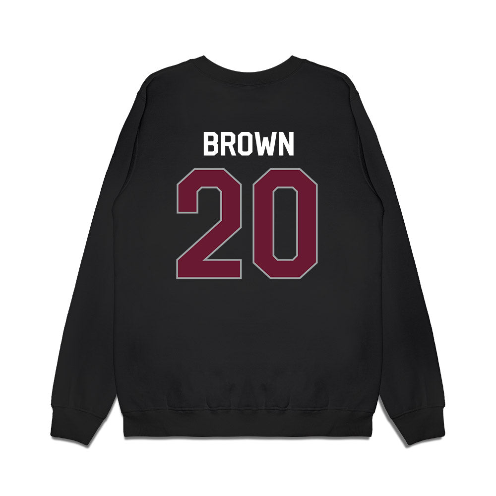 Texas A&M - NCAA Football : Michael Brown - We're In Premium Crewneck Sweatshirt-1