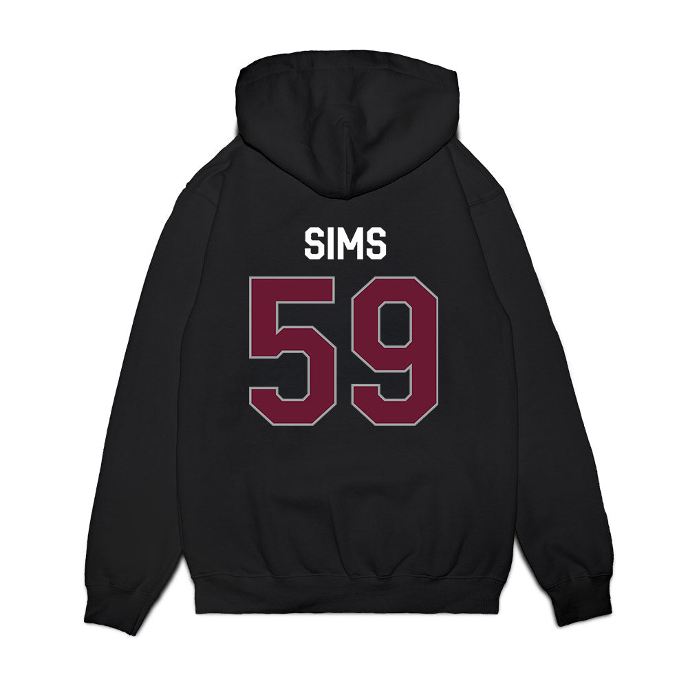 Texas A&M - NCAA Football : Chace Sims - We're In Premium Hooded Sweatshirt-1