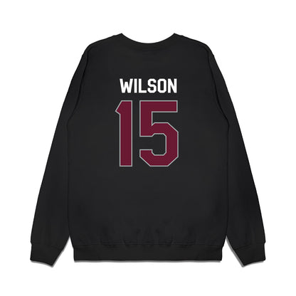 Texas A&M - NCAA Football : Tylan Wilson - We're In Premium Crewneck Sweatshirt-1