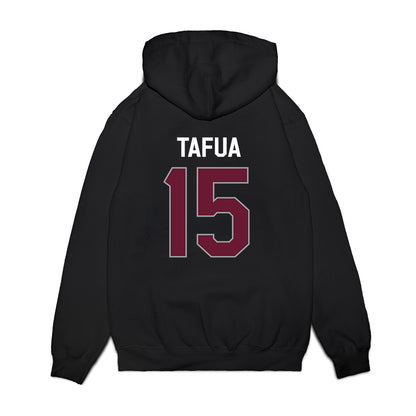 Texas A&M - NCAA Football : Caleb Tafua - We're In Premium Hooded Sweatshirt-1