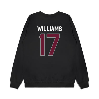Texas A&M - NCAA Football : Madden Williams - We're In Premium Crewneck Sweatshirt-1