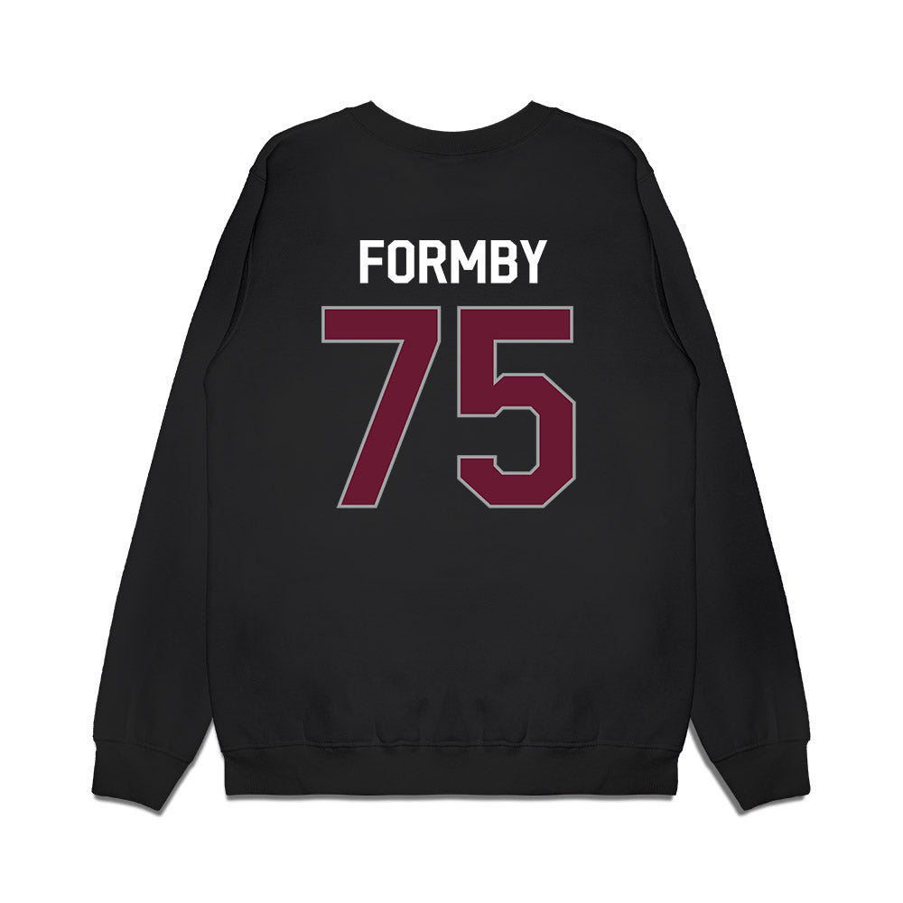 Texas A&M - NCAA Football : Wilkin Formby - We're In Premium Crewneck Sweatshirt-1