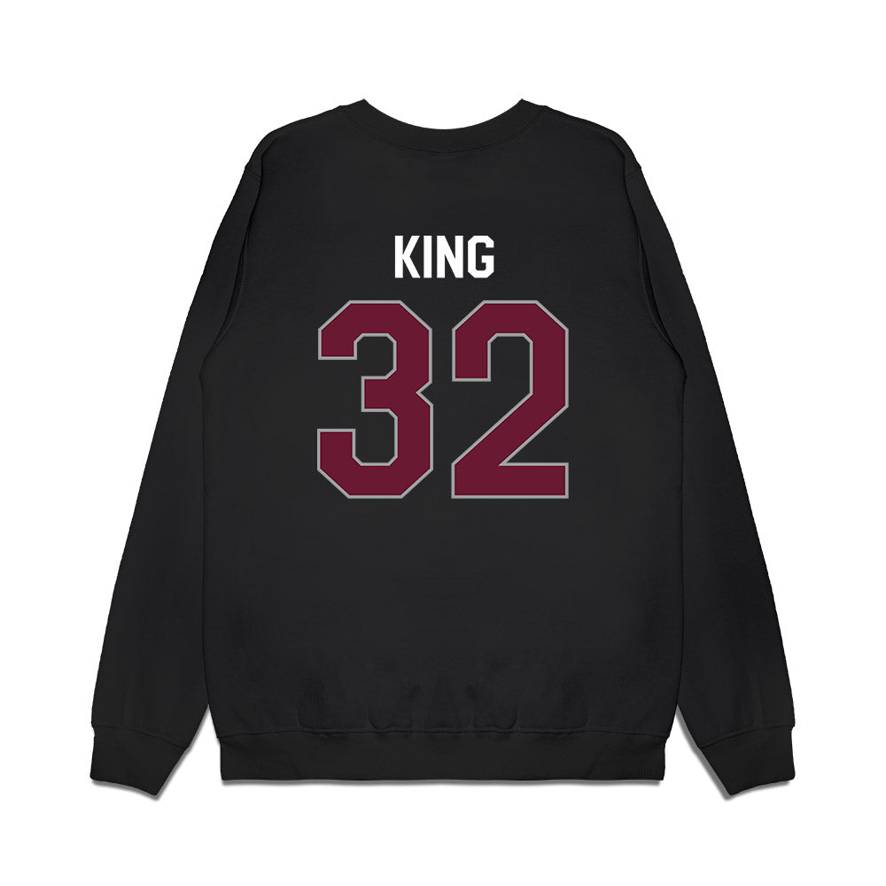 Texas A&M - NCAA Football : Taiyion King - We're In Premium Crewneck Sweatshirt-1