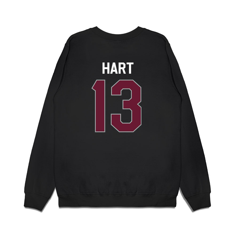 Texas A&M - NCAA Football : Brady Hart - We're In Premium Crewneck Sweatshirt-1