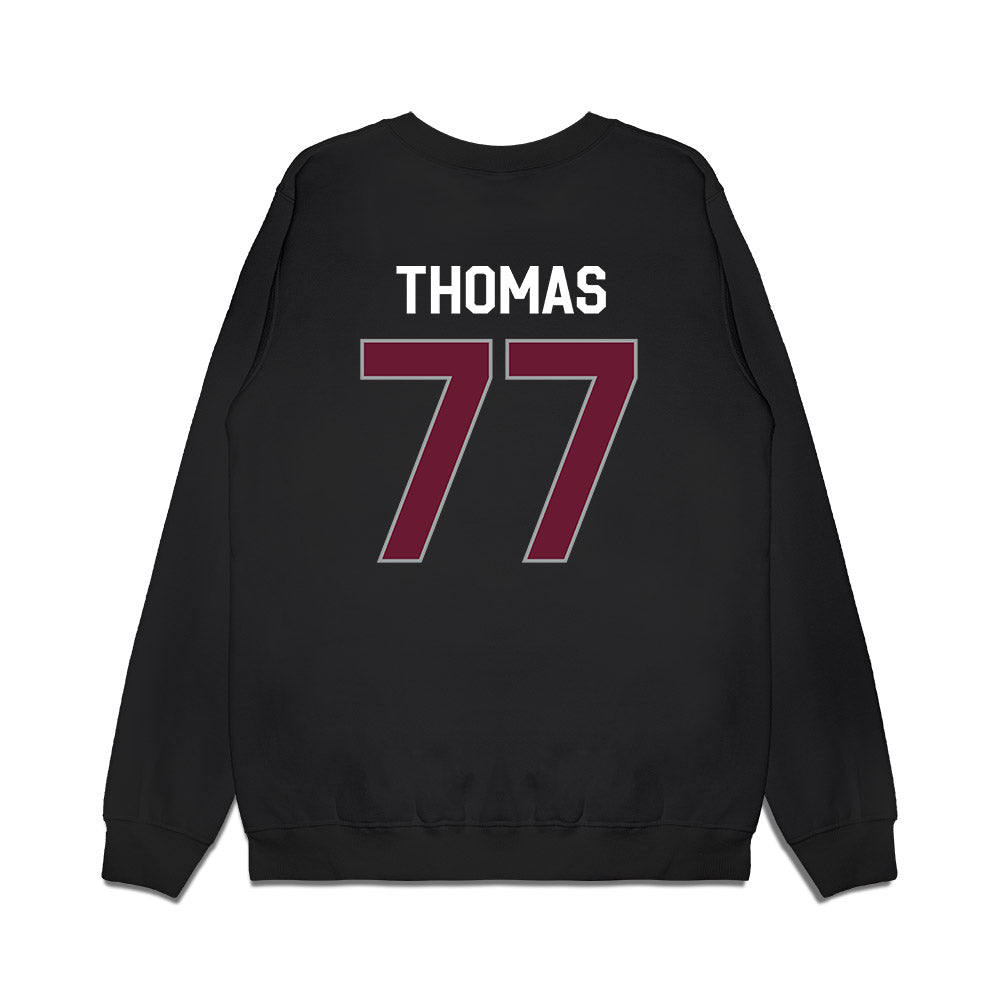 Texas A&M - NCAA Football : Tyler Thomas - We're In Premium Crewneck Sweatshirt-1