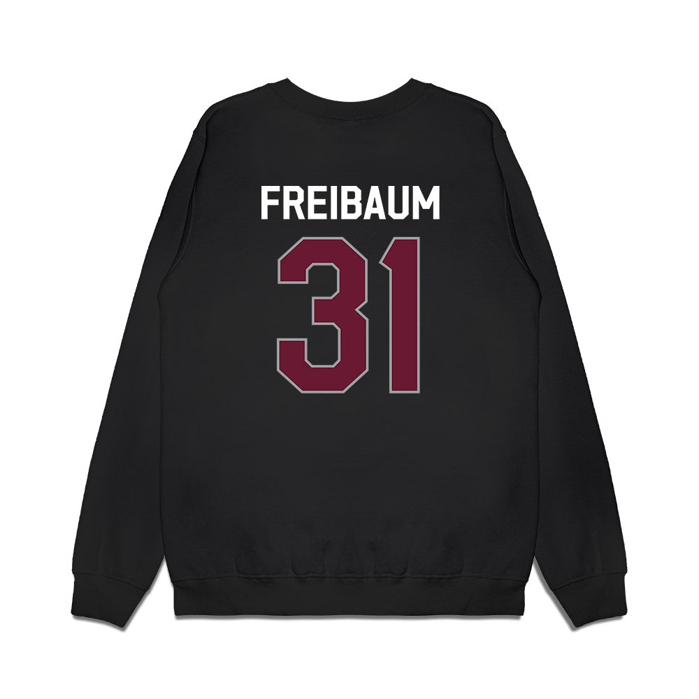 Texas A&M - NCAA Football : Shea Freibaum - We're In Premium Crewneck Sweatshirt-1