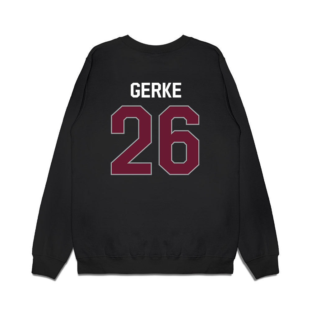 Texas A&M - NCAA Football : Layne Gerke - We're In Premium Crewneck Sweatshirt-1