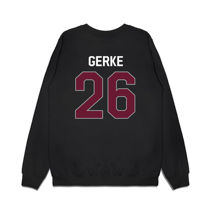 Texas A&M - NCAA Football : Layne Gerke - We're In Premium Crewneck Sweatshirt-1