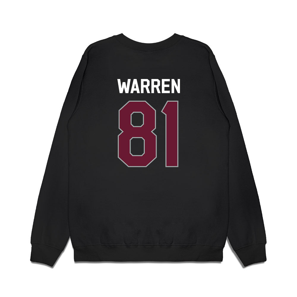 Texas A&M - NCAA Football : Jayden Warren - We're In Premium Crewneck Sweatshirt-1