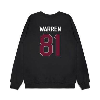 Texas A&M - NCAA Football : Jayden Warren - We're In Premium Crewneck Sweatshirt-1