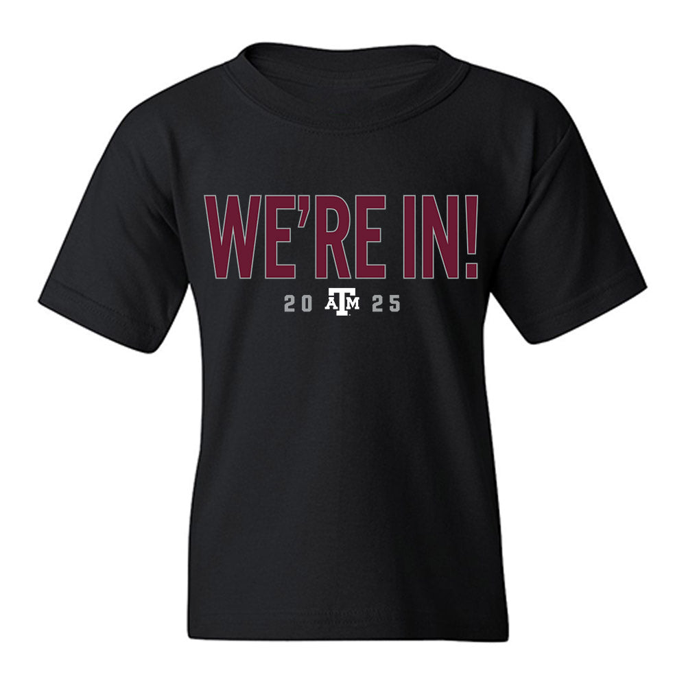 Texas A&M - NCAA Football : Jared White - We're In Youth T-Shirt-0