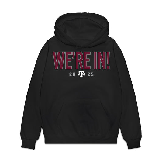 Texas A&M - NCAA Football : Tj Smith - We're In Premium Hooded Sweatshirt-0