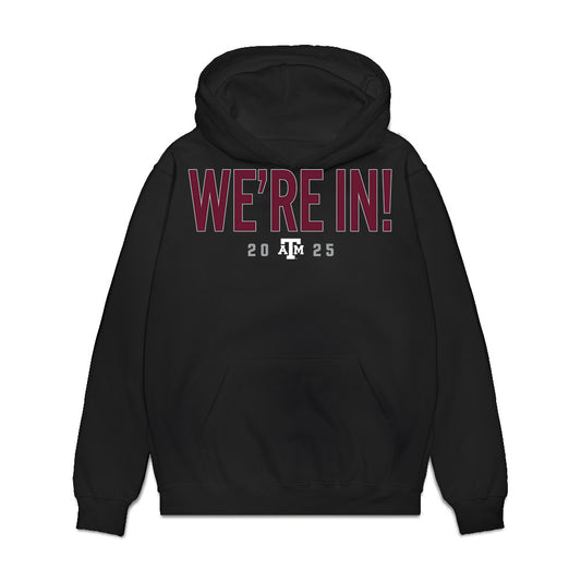 Texas A&M - NCAA Football : Jermaine Kinsler - We're In Premium Hooded Sweatshirt-0