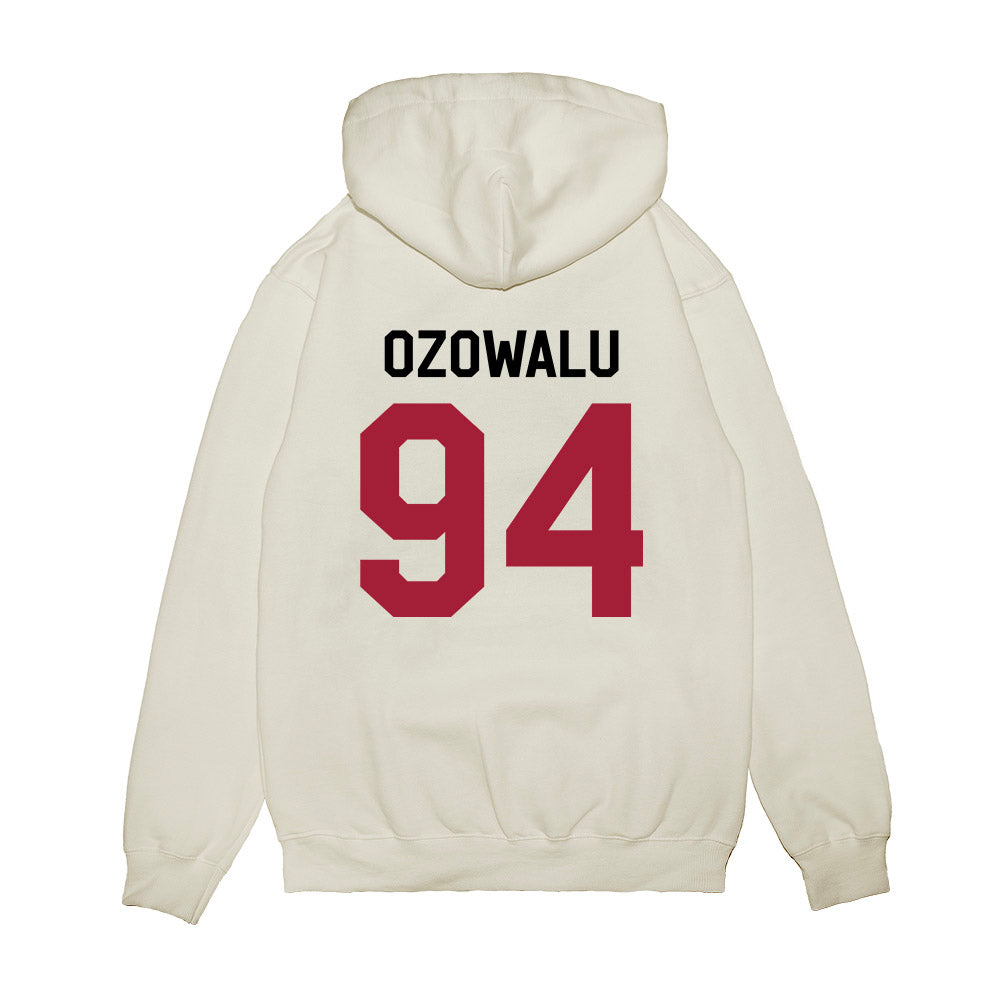 Oklahoma - NCAA Football : Kenny Ozowalu - We're In Premium Hooded Sweatshirt-1