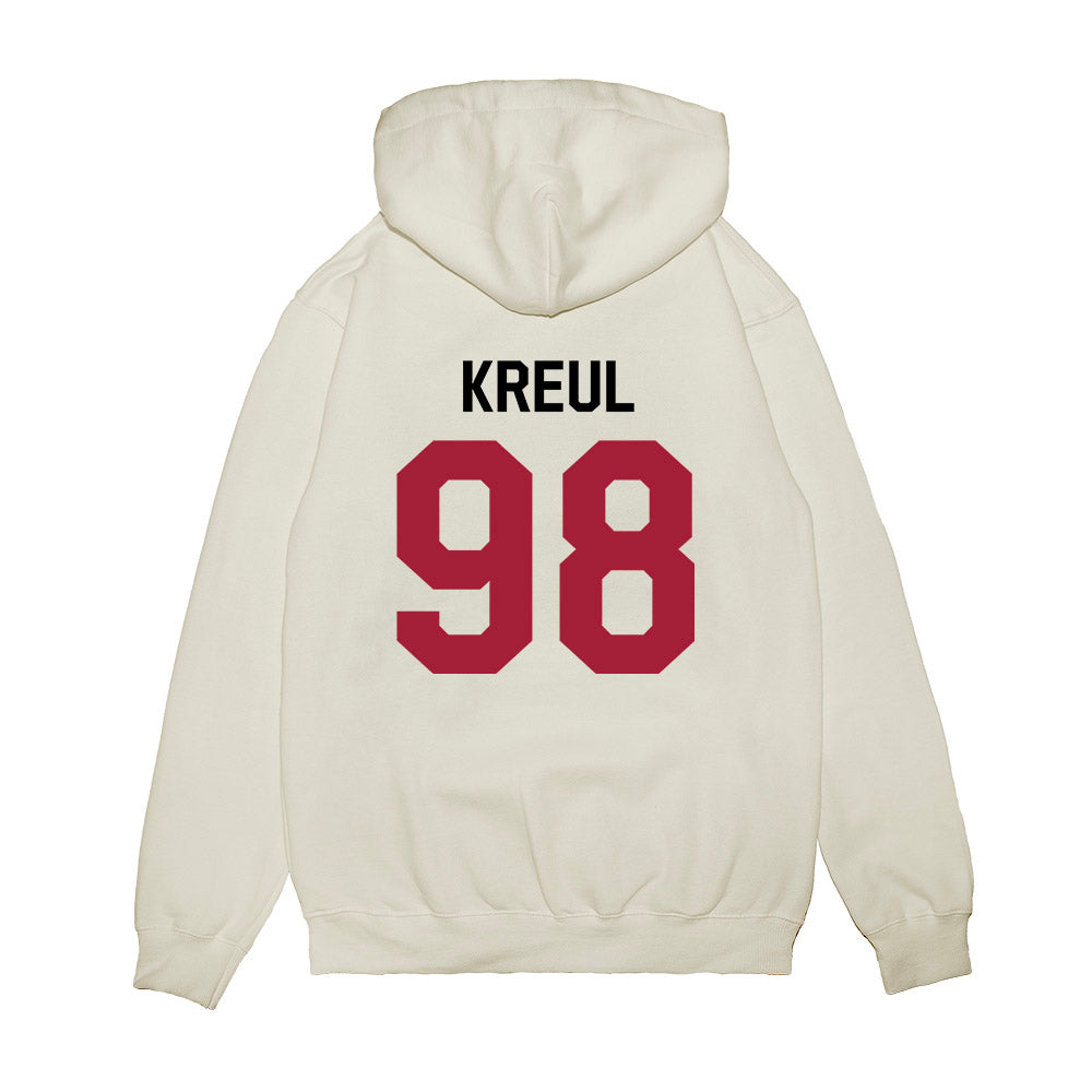 Oklahoma - NCAA Football : Jake Kreul - We're In Premium Hooded Sweatshirt-1