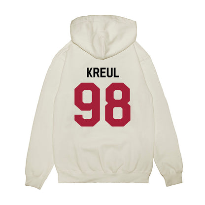 Oklahoma - NCAA Football : Jake Kreul - We're In Premium Hooded Sweatshirt-1