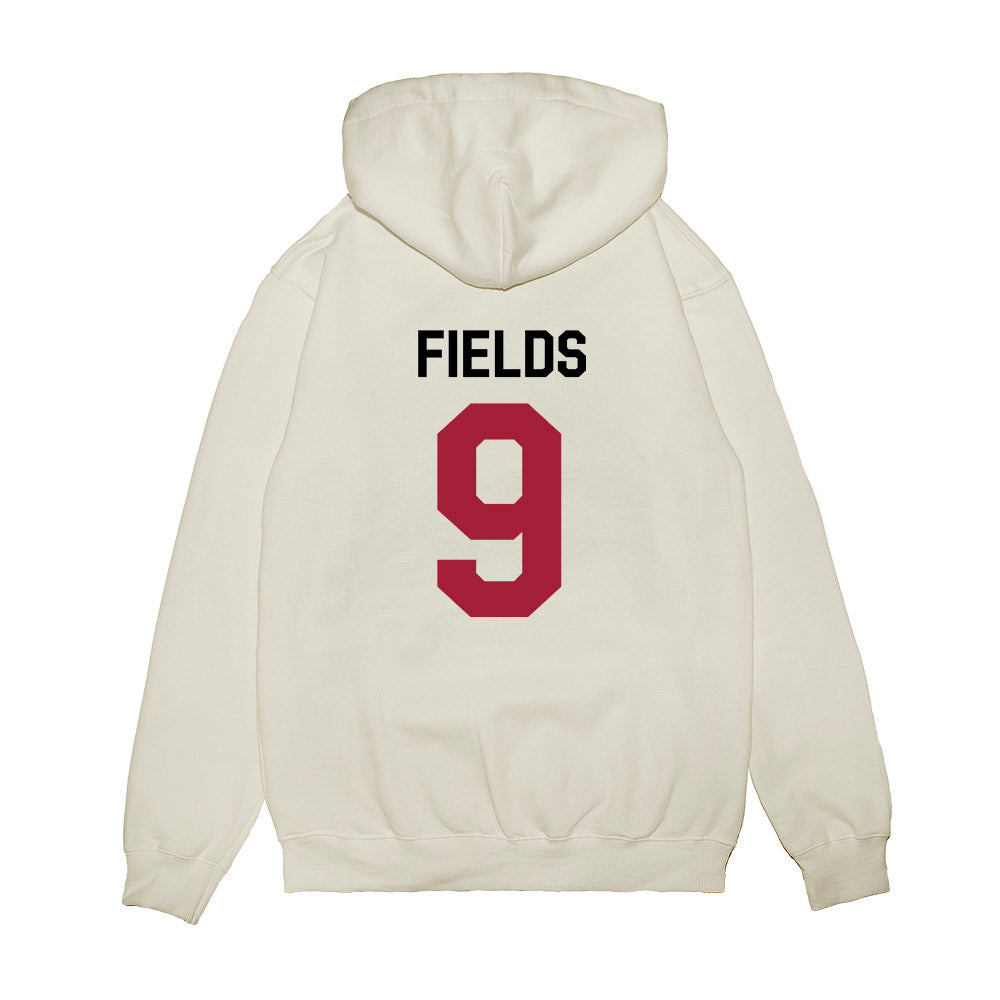 Oklahoma - NCAA Football : Dakoda Fields - We're In Premium Hooded Sweatshirt-1