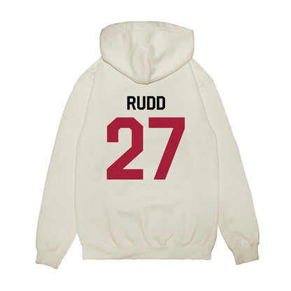 Oklahoma - NCAA Football : Trace Rudd - We're In Premium Hooded Sweatshirt-1