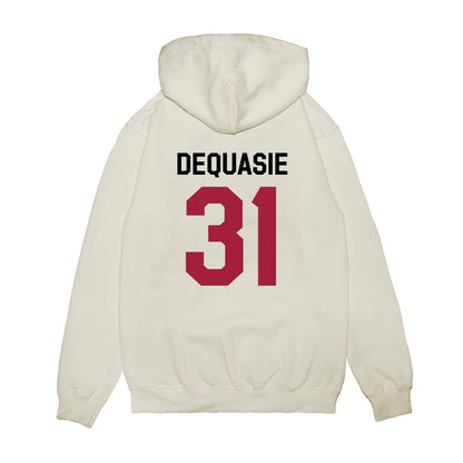 Oklahoma - NCAA Football : Reed DeQuasie - We're In Premium Hooded Sweatshirt-1