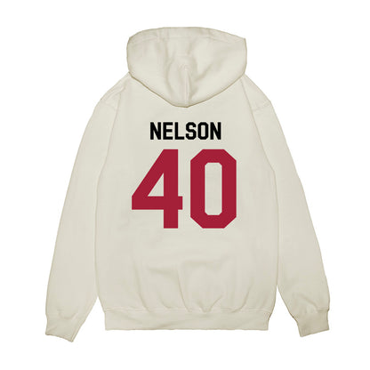 Oklahoma - NCAA Football : Matthew Nelson - We're In Premium Hooded Sweatshirt-1