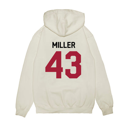 Oklahoma - NCAA Football : Grayson Miller - We're In Premium Hooded Sweatshirt-1