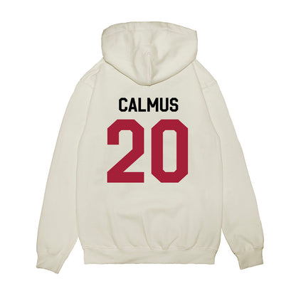 Oklahoma - NCAA Football : Casen Calmus - We're In Premium Hooded Sweatshirt-1